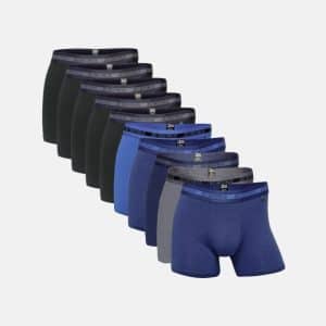 10-pak tights | FSC bambus | sort, blå og grå
