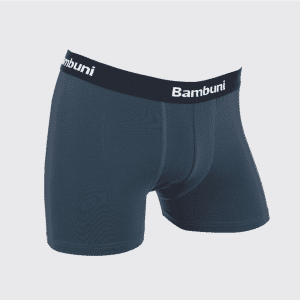 Bambus underbukser i petrol til mænd str. Small-3XL- 129,- kr./stk