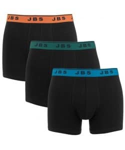 JBS 3-pak bomuld underbukser i flerfarvet til herre 3XL