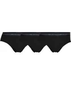 JBS 3-pak FSC bambus trusser i sort til herre Sort 3XL