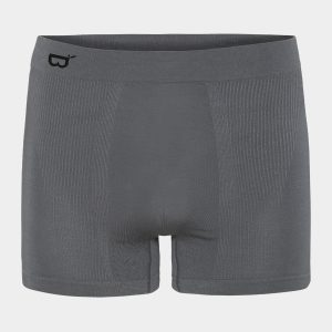 Mørkegrå sømløse bambus underbukser til mænd fra Boody, XL