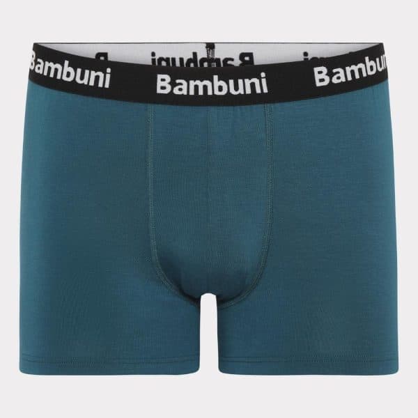 Bambus underbukser i azurblå til mænd XL
