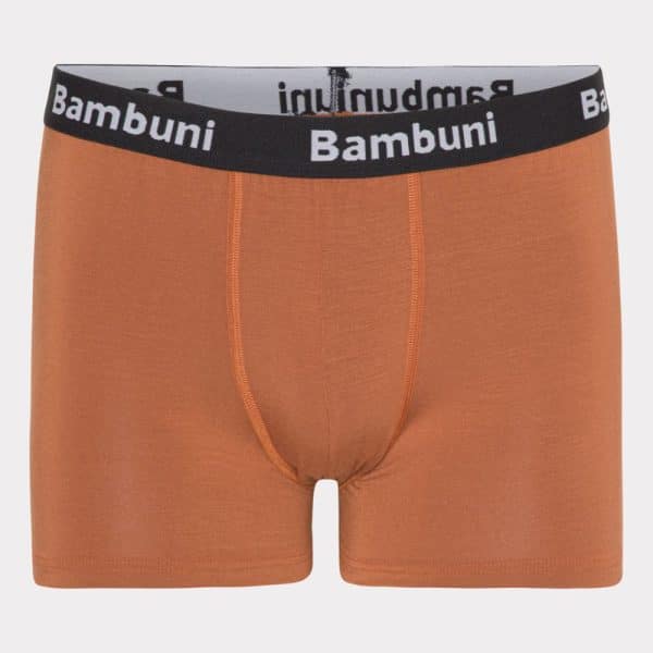 Bambus underbukser i kobber til mænd L