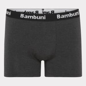 Bambus underbukser i koksgrå til mænd L