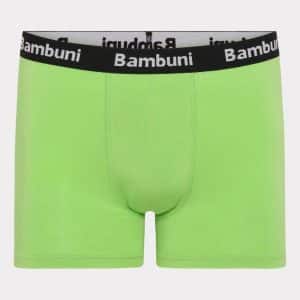 Bambus underbukser i lime til mænd 2XL