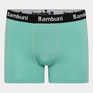 Bambus underbukser i mint til mænd M
