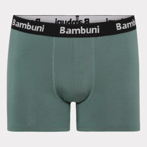 Bambus underbukser i petrol grøn til mænd 2XL