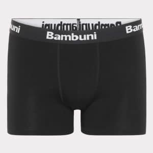 Bambus underbukser i sort til mænd L