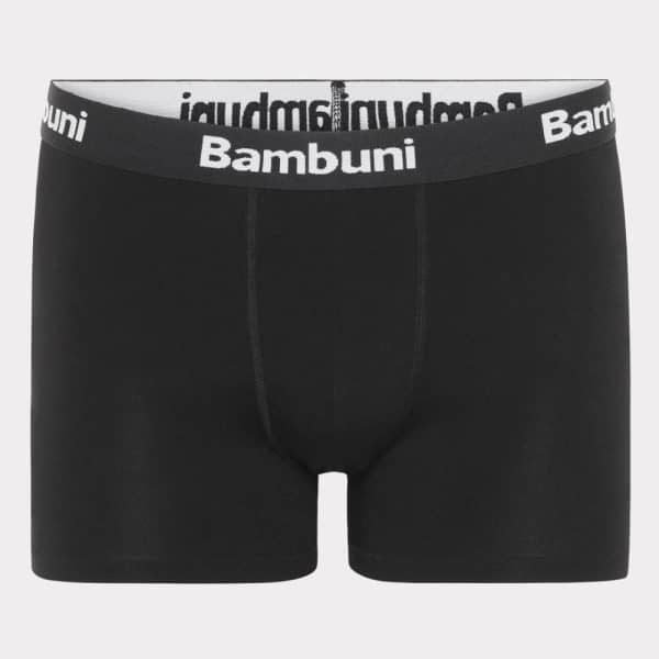Bambus underbukser i sort til mænd L