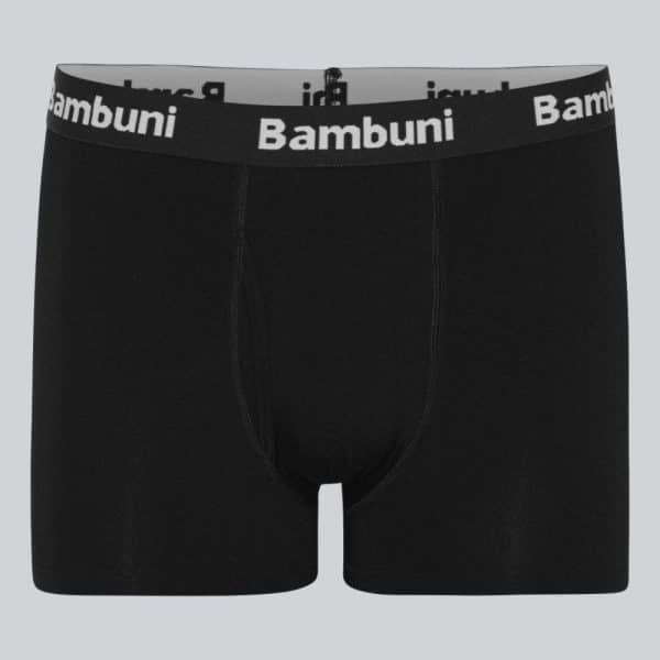 Bambus underbukser i sort til mænd m. gylp 2XL
