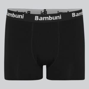 Bambus underbukser i sort til mænd m. gylp S