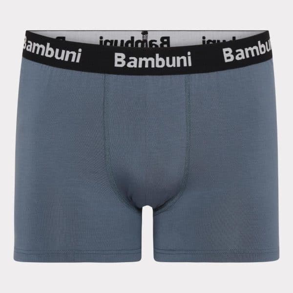 Bambus underbukser i støvet blå til mænd 2XL