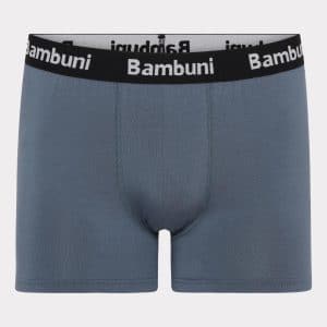 Bambus underbukser i støvet blå til mænd 3XL
