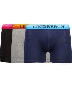 Lindbergh 3pak underbukser/boksershorts i forskellige farver til herre 3XL Multifarvet