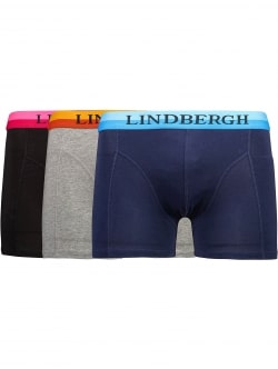 Lindbergh 3pak underbukser/boksershorts i forskellige farver til herre Multifarvet XXL