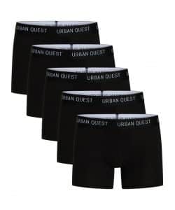 Urban Quest bambus tights/underbukser 5-pak i sort til herre Sort M