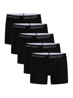 Urban Quest bambus tights/underbukser 5-pak i sort til herre Sort M