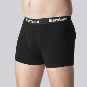Bambus underbukser i sort til mænd 4XL