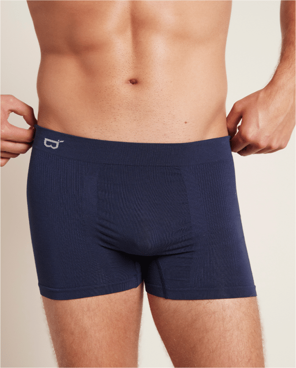 Bambus underbukser til mænd | Mørkeblå - Mørkeblå / L