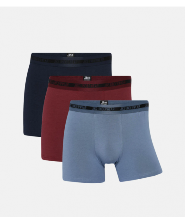 JBS 3-pak bambus boxershorts/underbukser i forskellige farver