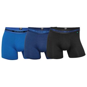 JBS 3-pak bambus underbukser/boxershorts i blå nuancer
