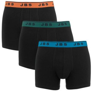 JBS 3-pak bomulds underbukser i flerfarvet til herre