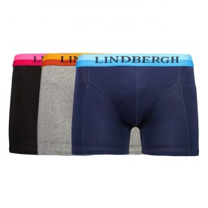 Lindbergh 3pak underbukser/boksershorts i forskellige farver til herre