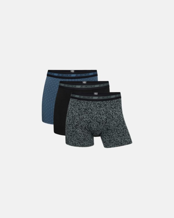 3-pack tights | bambusviskose | blå/sort/grå