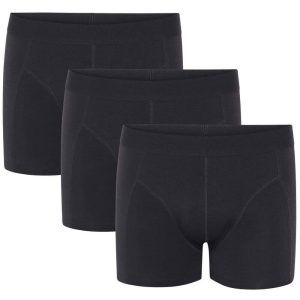 3-pak sorte bambus underbukser til mænd, str. 5XL