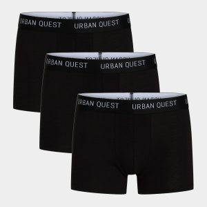 Sorte bambus underbukser - 3 pak fra Urban Quest, M