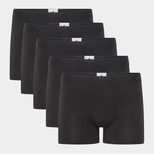 5 par JBS tights til herre i sort lavet af bambus fra JBS of Denmark, L