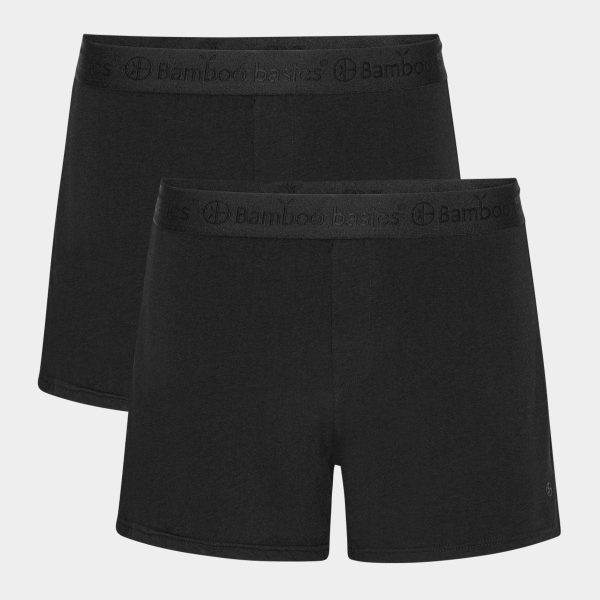 Kay bambus boxershorts - Sort 2 pak fra Bamboo Basics, L