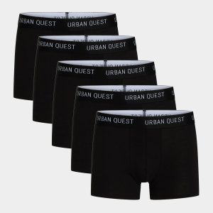 Sorte bambus underbukser - 5 pak fra Urban Quest, L