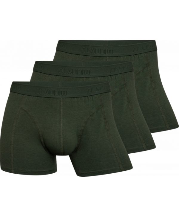 Claudio 3pak bambus underbukser/tights i grøn til herre