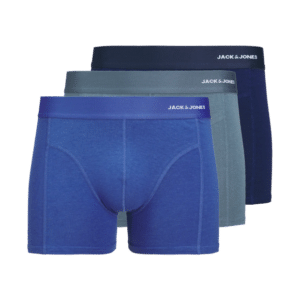 Jack & Jones 3pak bambus boksershorts i i blå nuancer til herre